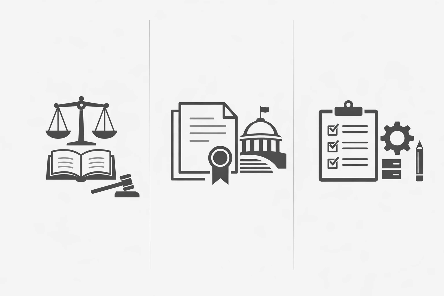 Diferencias entre ley, decreto y reglamento