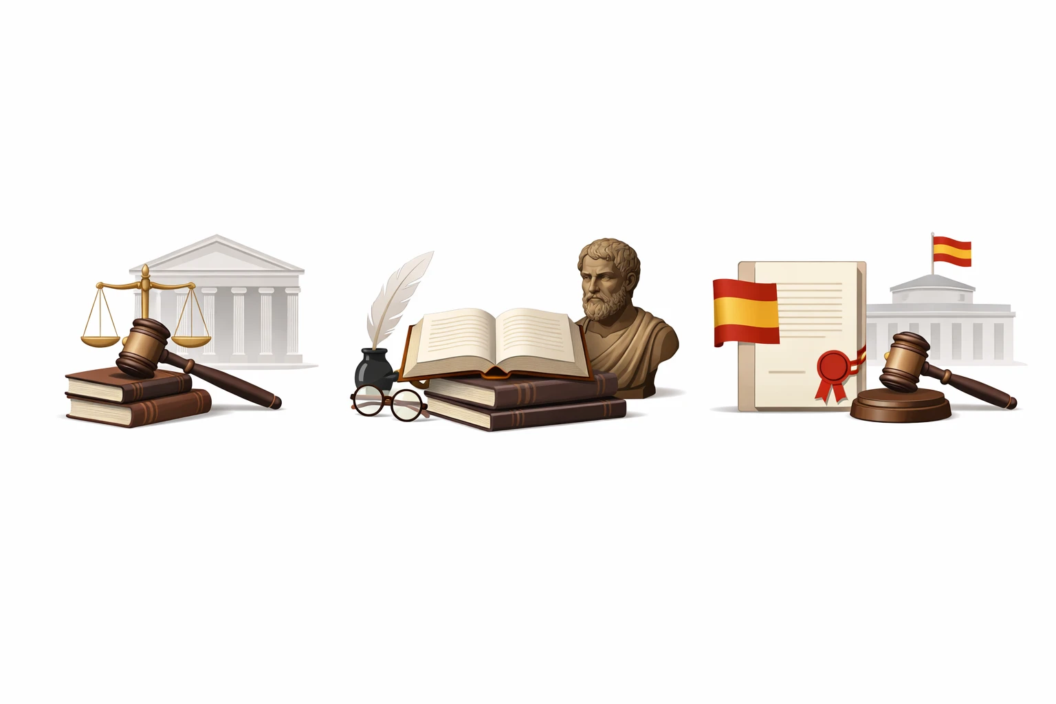 Diferencia entre jurisprudencia, doctrina y ley en España